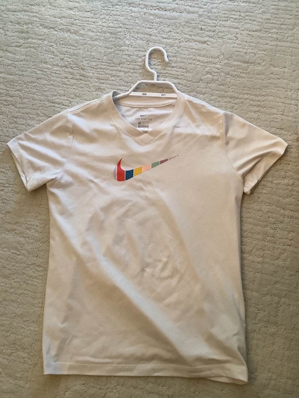 Women’s White Nike Top